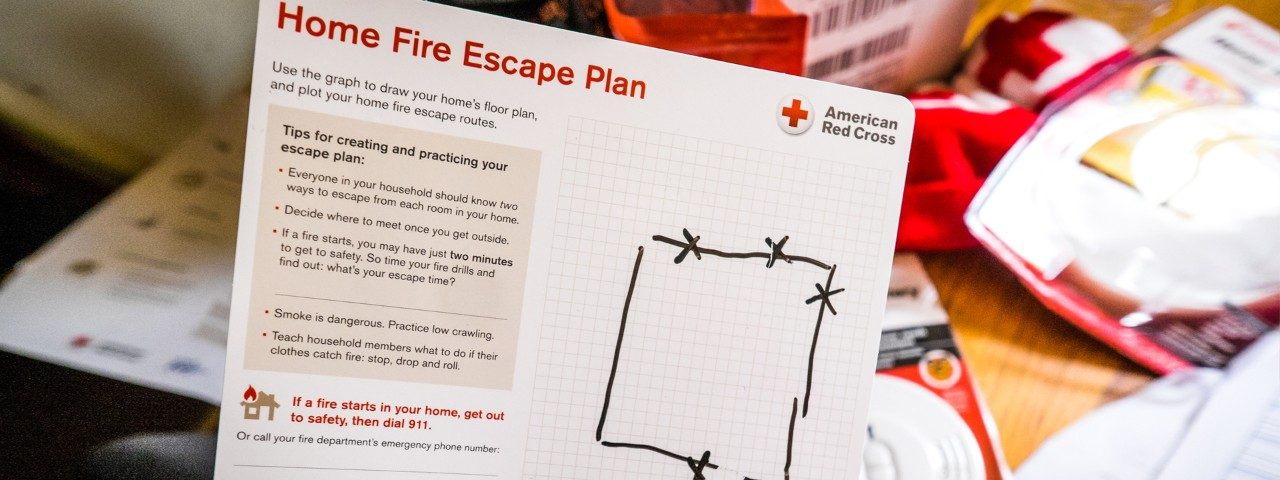 paper of home fire escape plan