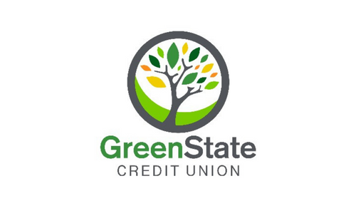Green state credit union logo