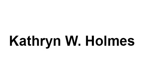 Kathryn W. Holmes name