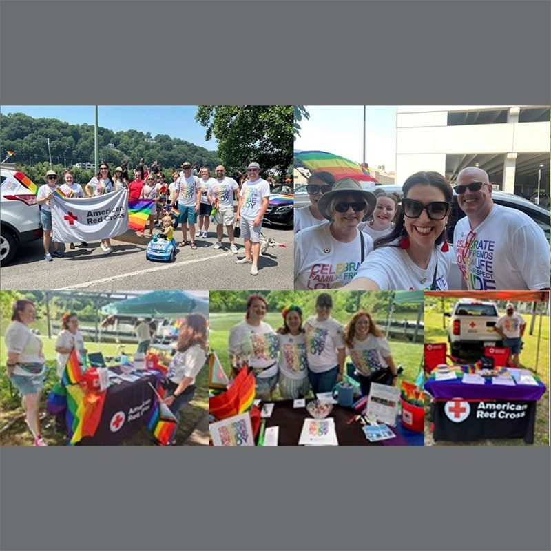 Red Cross in Pride Events.