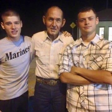 Three Individuals - Colten, his brother and his grandfather