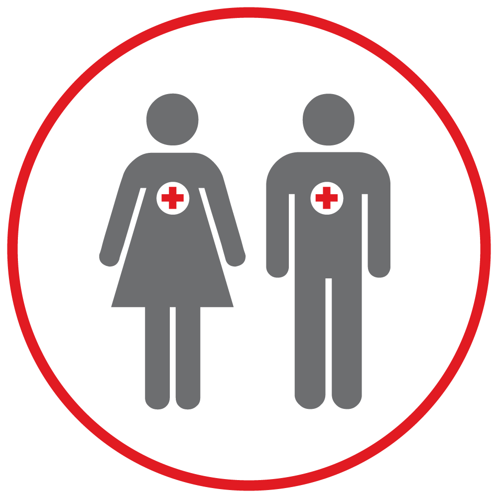 red cross volunteer logo