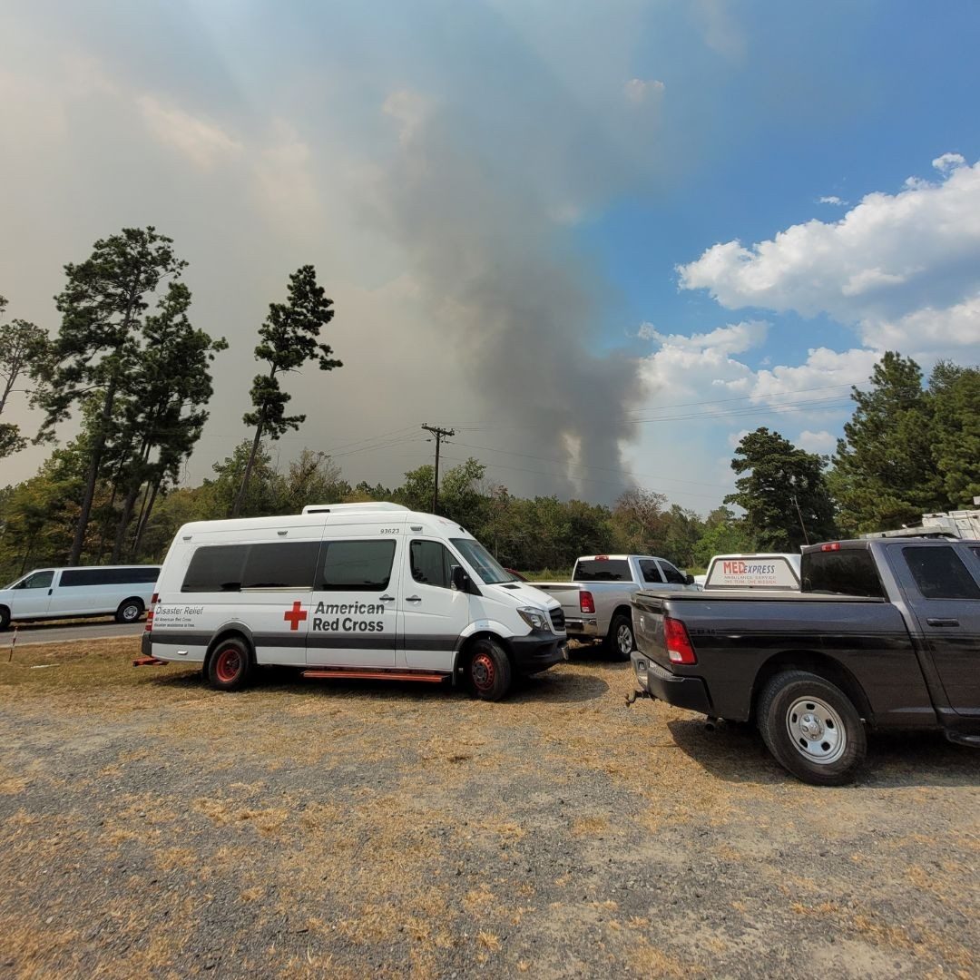 redcross response to wildfires