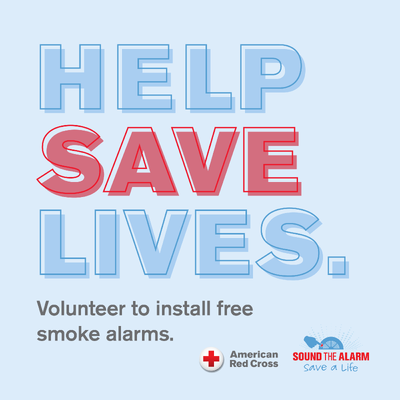 help saves lives sound the alarm logo