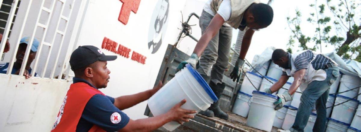 Hurricane Matthew Haiti Red Cross Volunteers Response