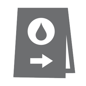 Blood drive sign icon