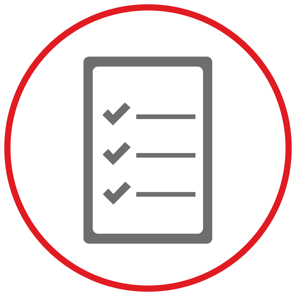 preparedness list icon