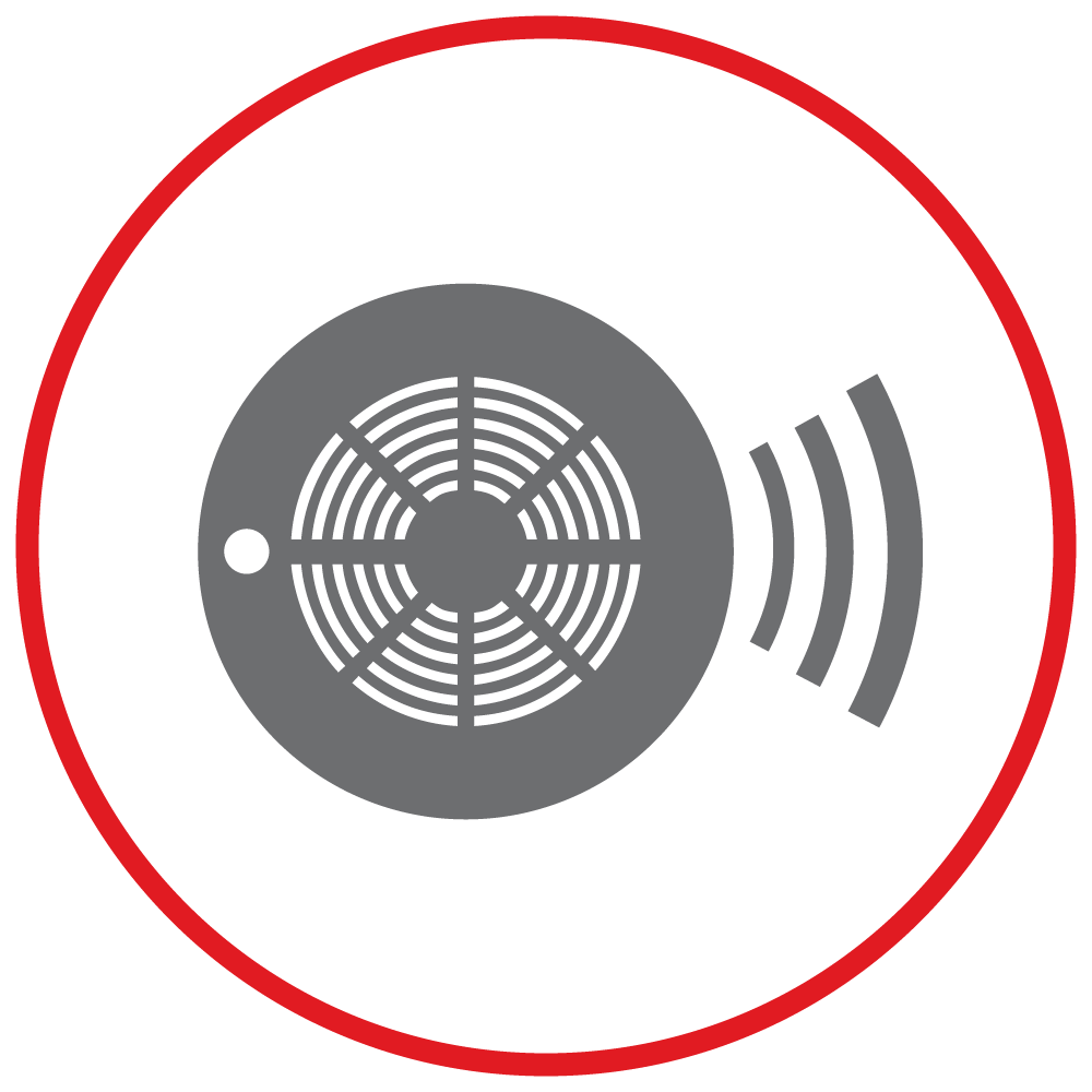 smoke alarm icon