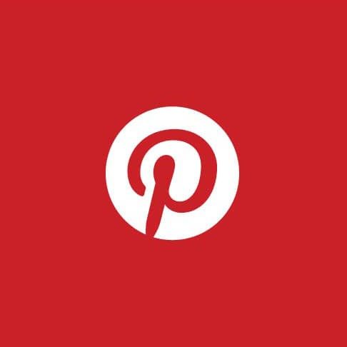 Pinterest social media icon