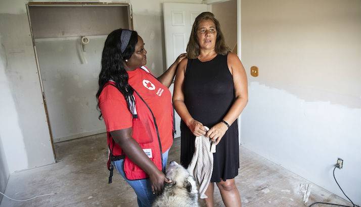 Mary Bernhardt shares how Hurricane Michael impacted her family’s home and neighborhood.