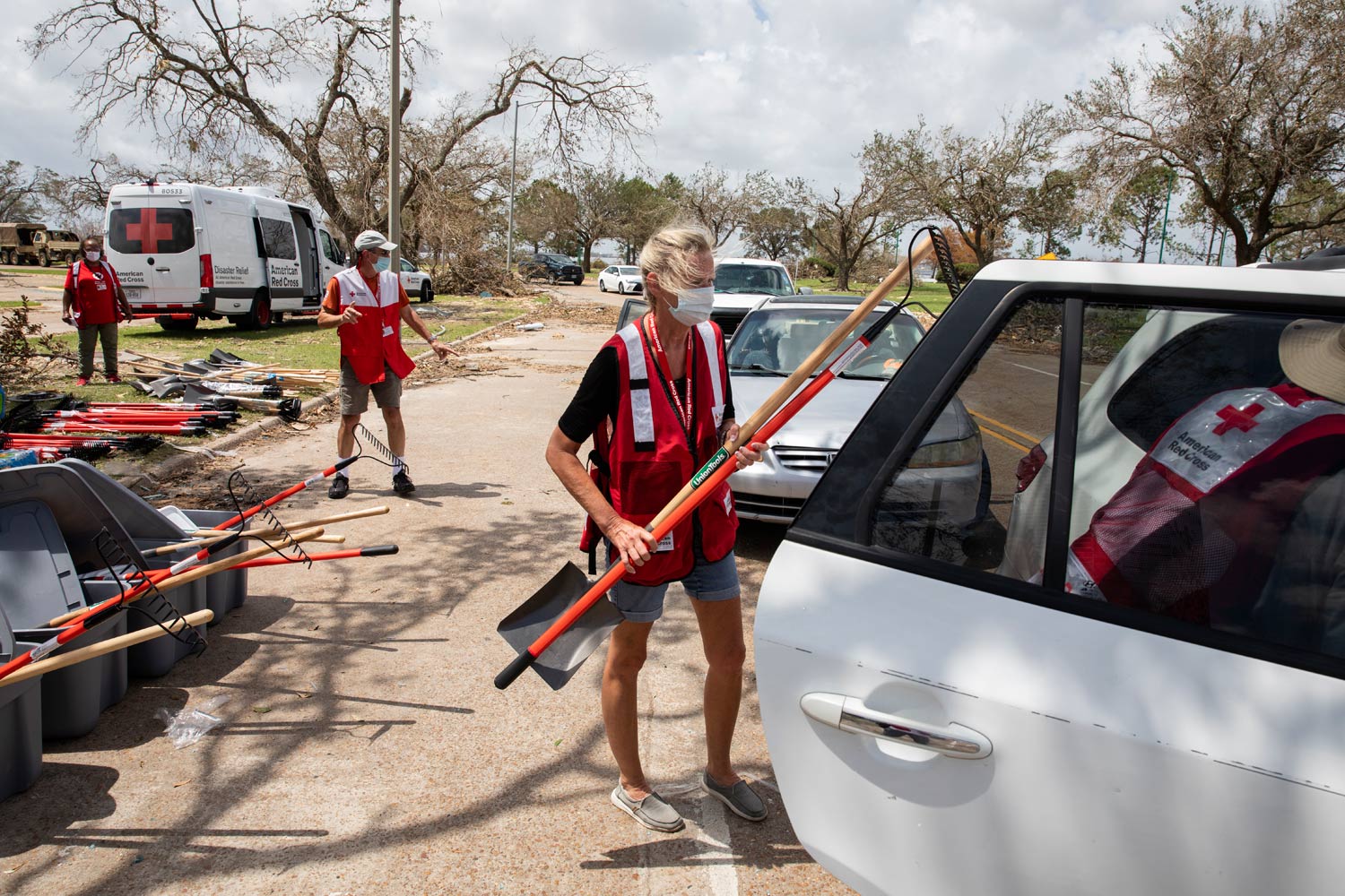 Thousands Still Need Red Cross Help Weeks after Hurricane Laura Landfall