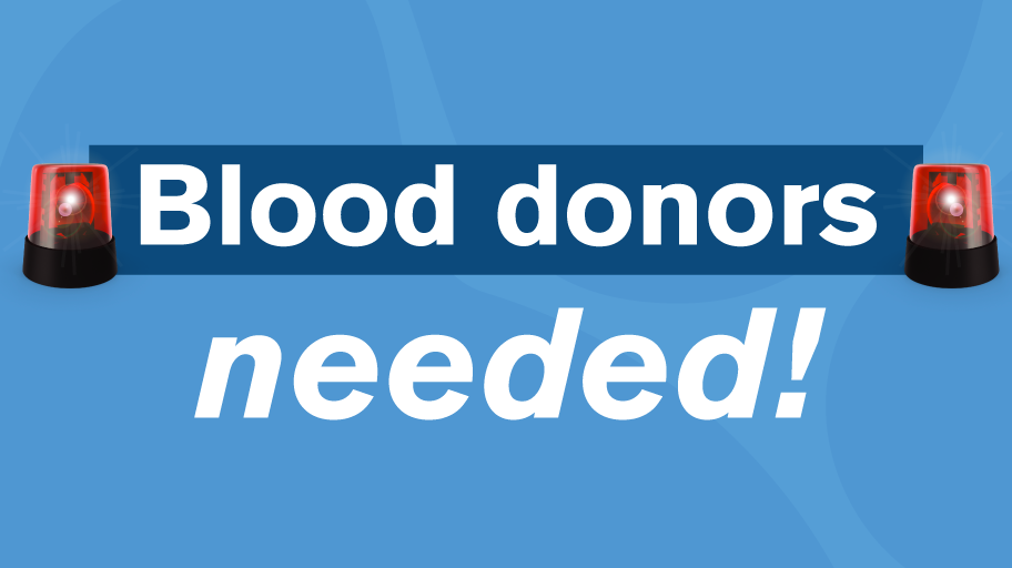 Blood donors needed!