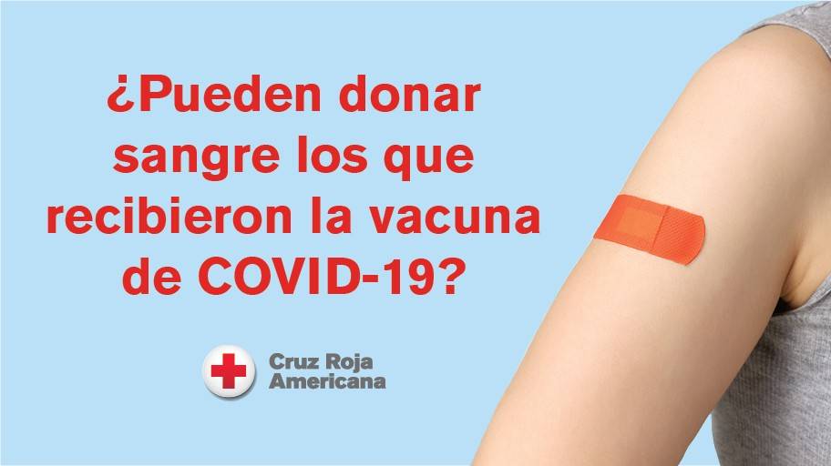 Pueden donar sangre los recibieron la vacuna de covid19