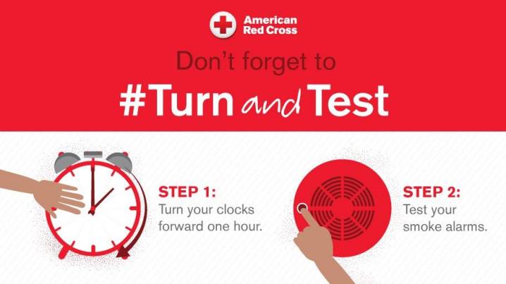Clocks Timed Test Daylight Saving Time: Turn Clocks Ahead, Test Smoke Alarms