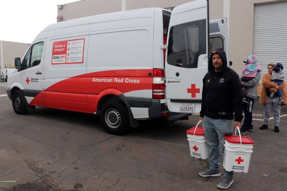 Red Cross Helping as Californians Clean Up After the Storms