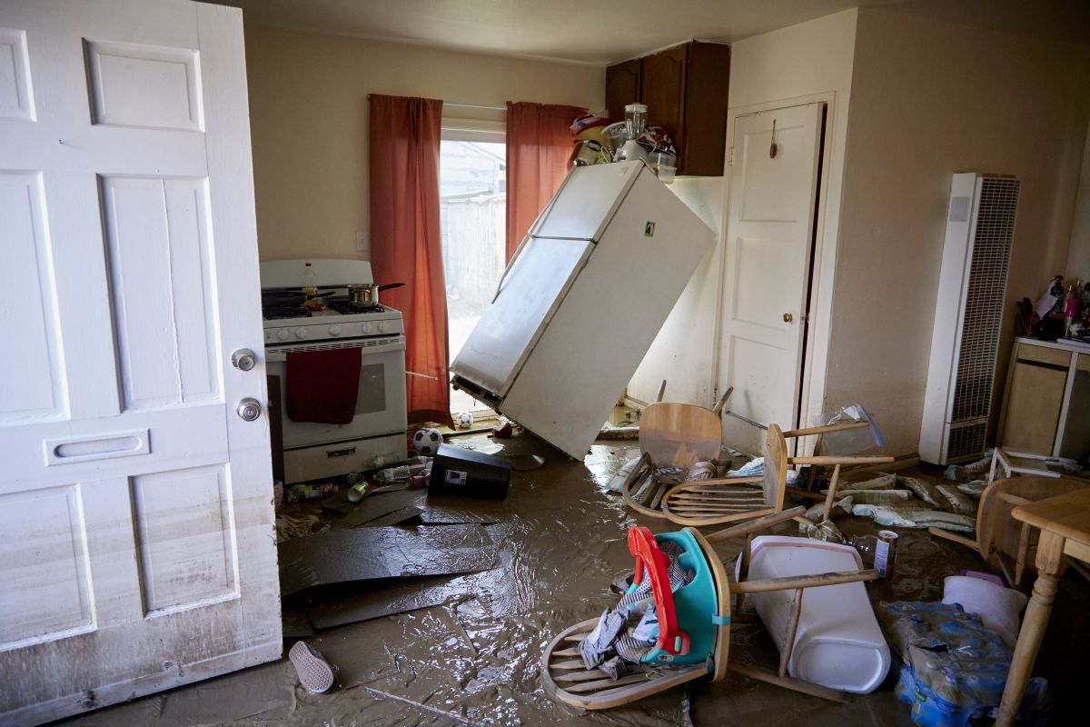 Destroyed home