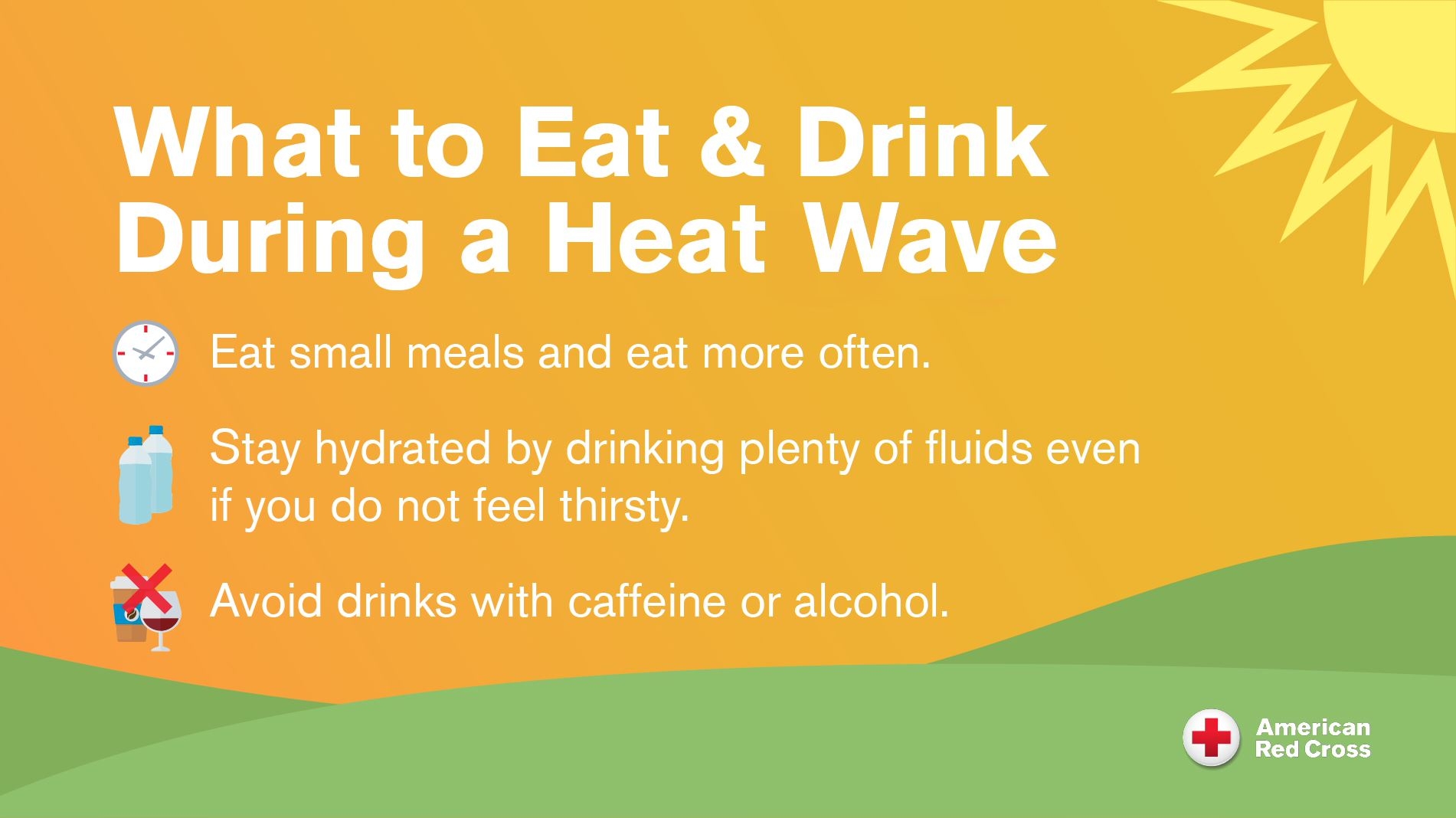 This year you can. Red Cross provides Heat Safety Tips for people, Pets.