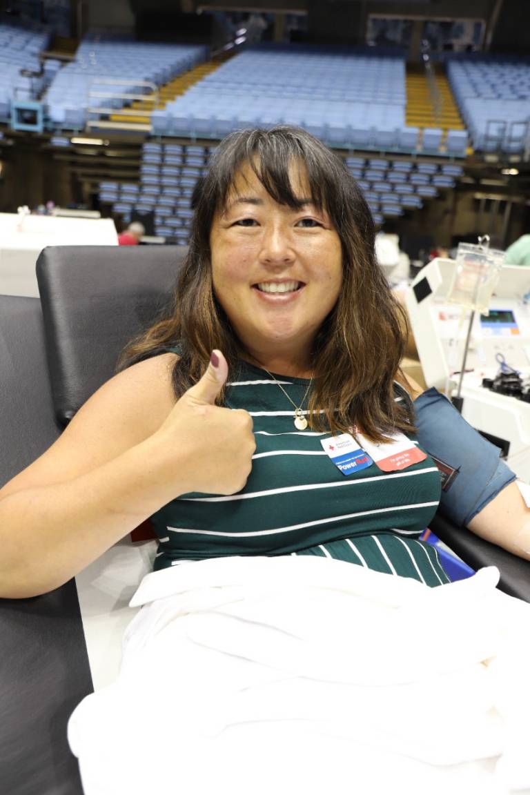 Blood Donor Sara Faccidomo