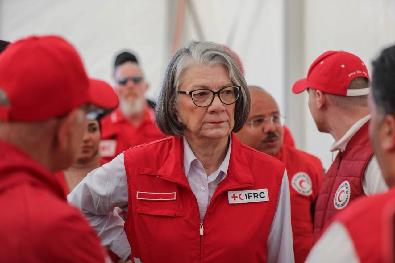 Kate Forbes meeting with members of the Egyptian Red Crescent