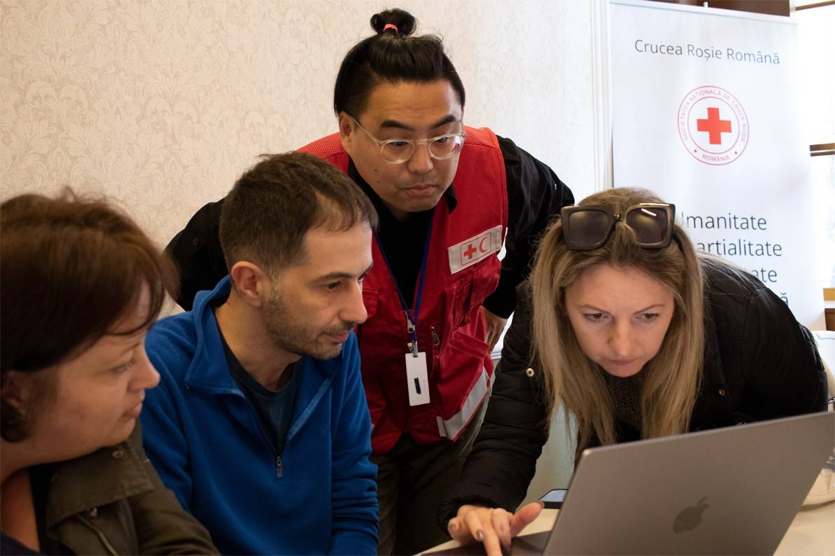American Red Crosser Kanhong Lin created the self-registration app