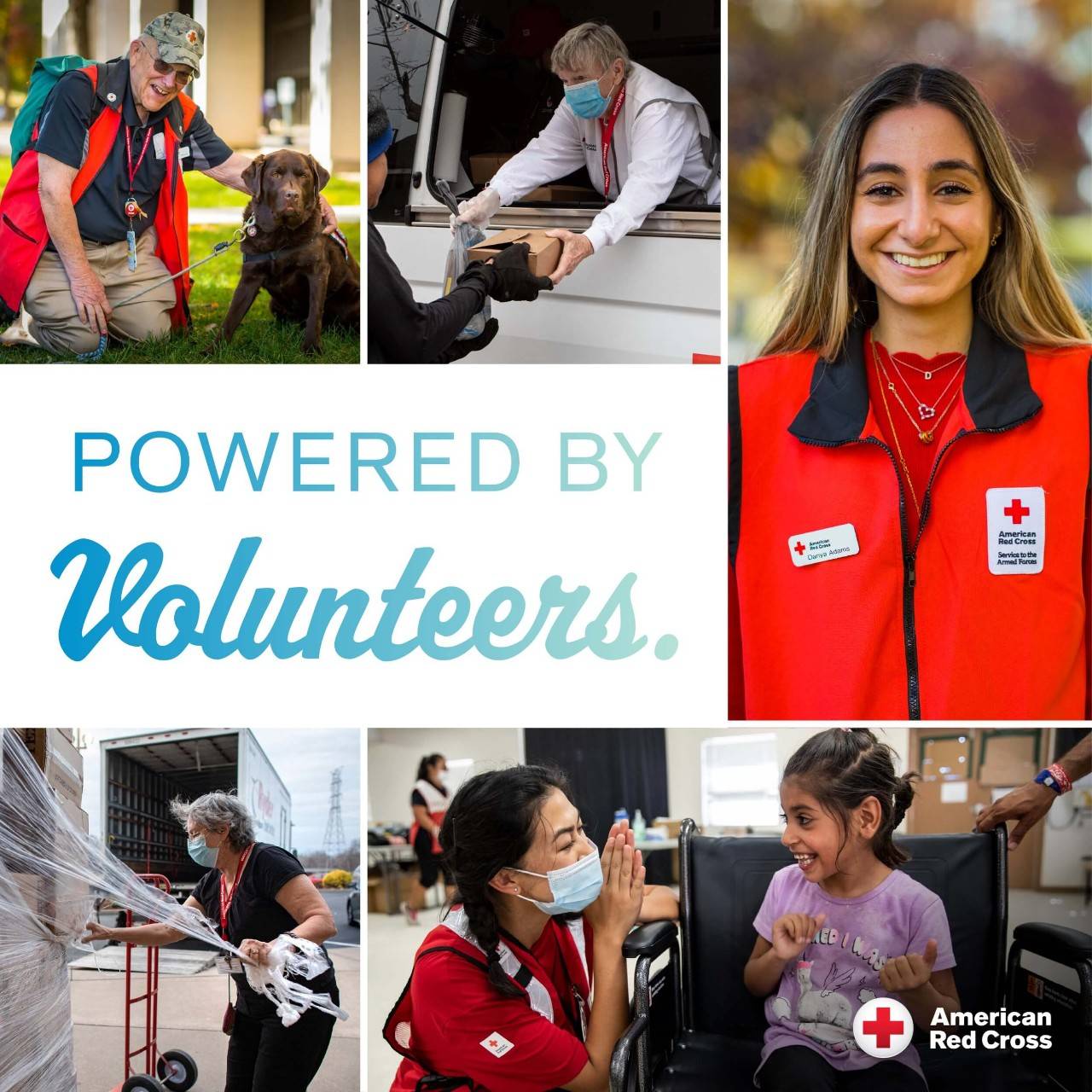 The American Red Cross is powered by volunteers