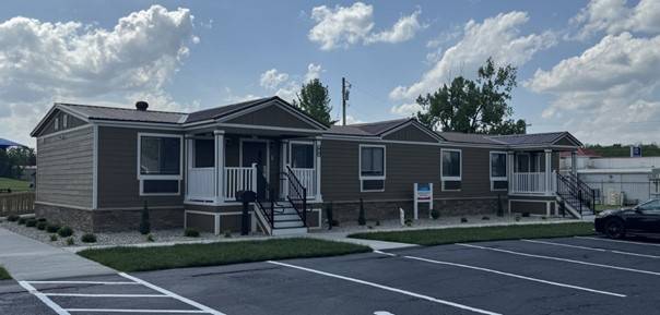 Picture of a single story building