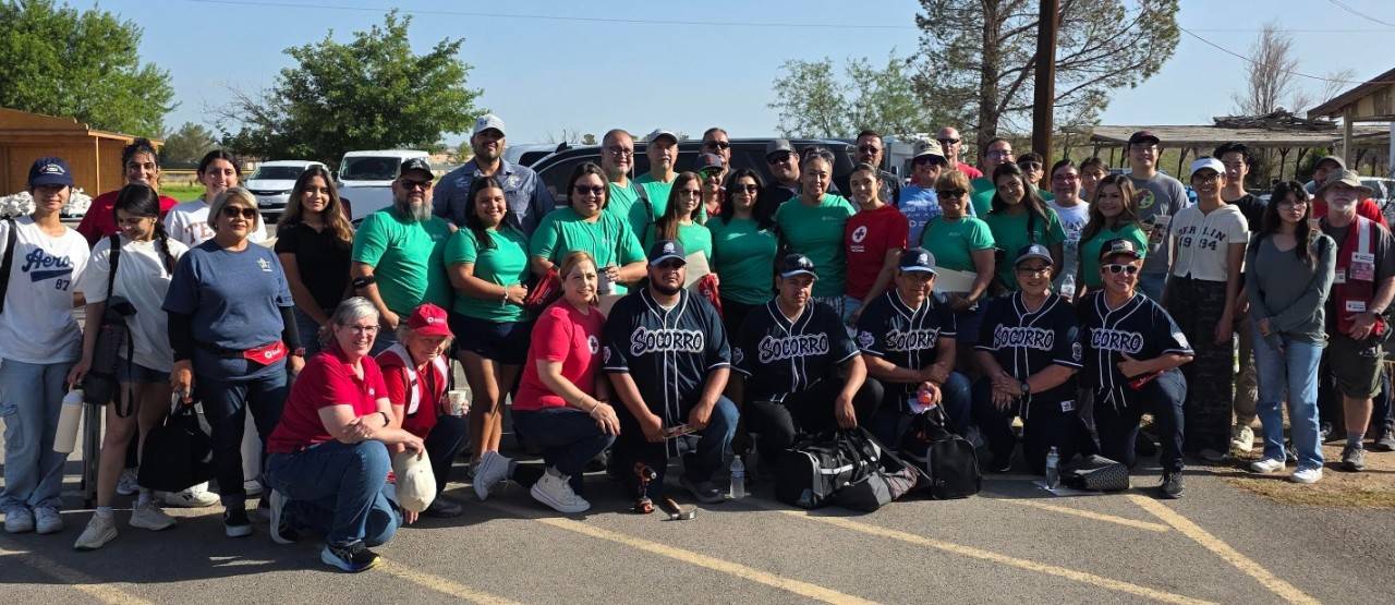 The Bernal family and Red Cross volunteers came together during a Sound The Alarm event in Socorro, TX, to promote lifesaving fire safety awareness and educate the community on home fire preparedness.