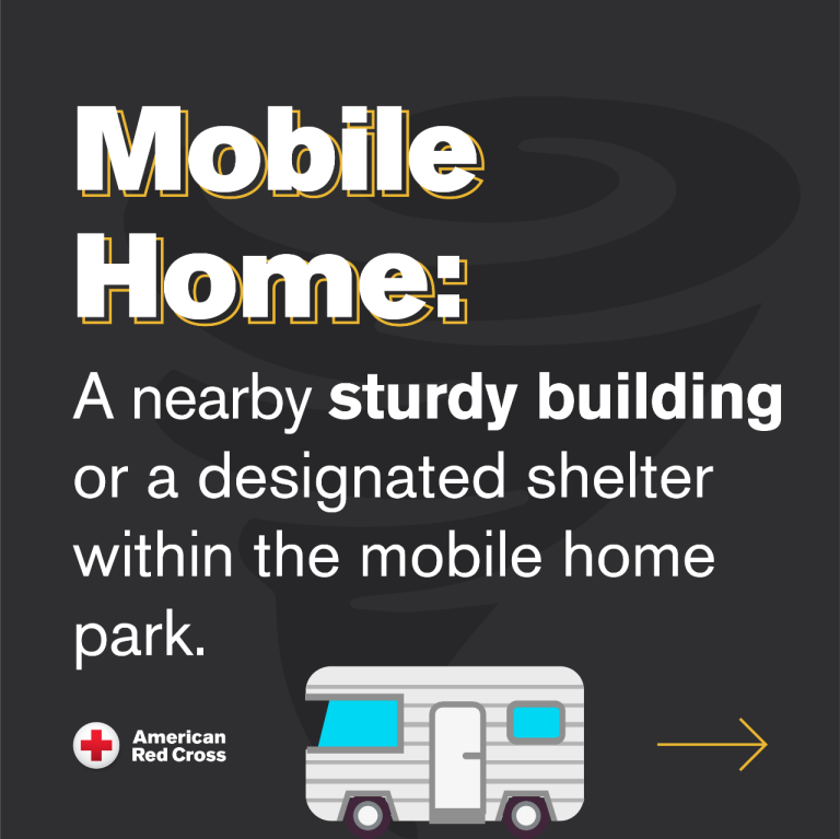 Graphic - sheltering and mobile homes