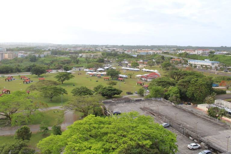 Picture of Guam before the storm