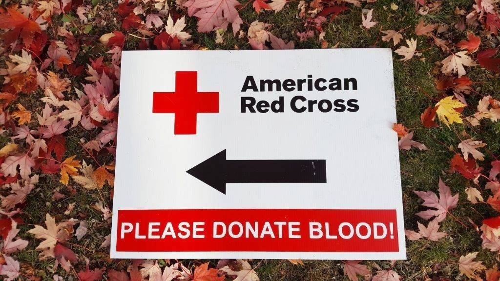 There is a national blood shortage. Please sign up for an appt at