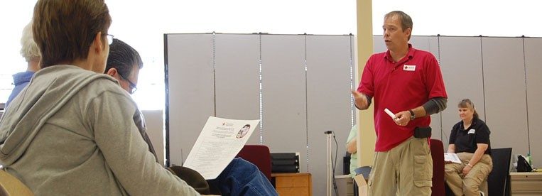 red cross instructor