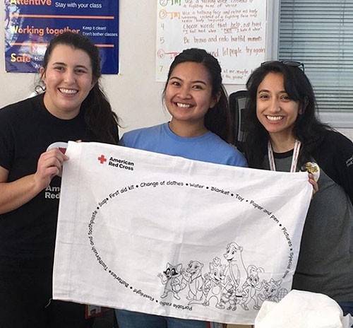 AmeriCorps members at a Pillowcase Project presentation in our Northern California Coastal region.