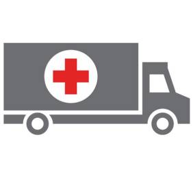 red cross vehicle icon