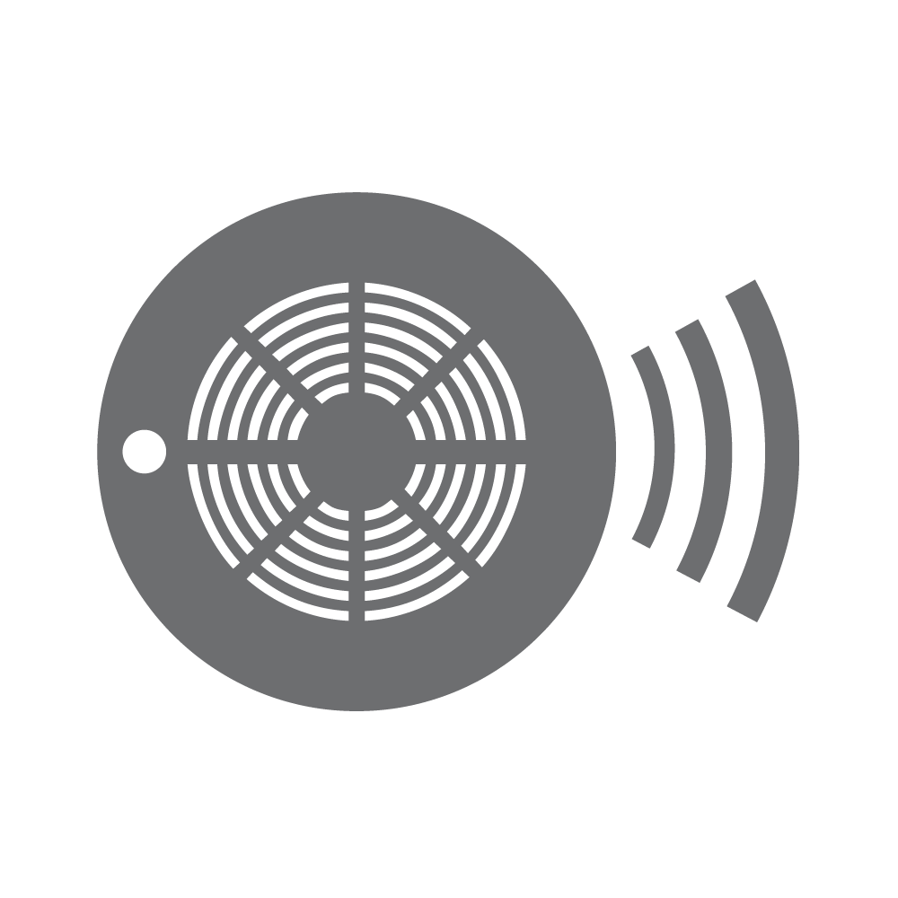 Smoke Alarm Icon.