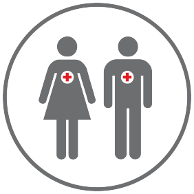volunteers icon.