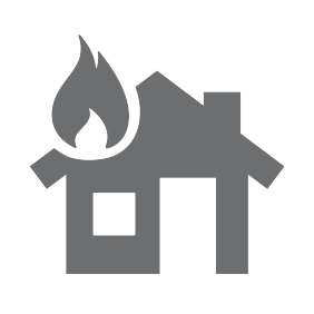 home fire icon