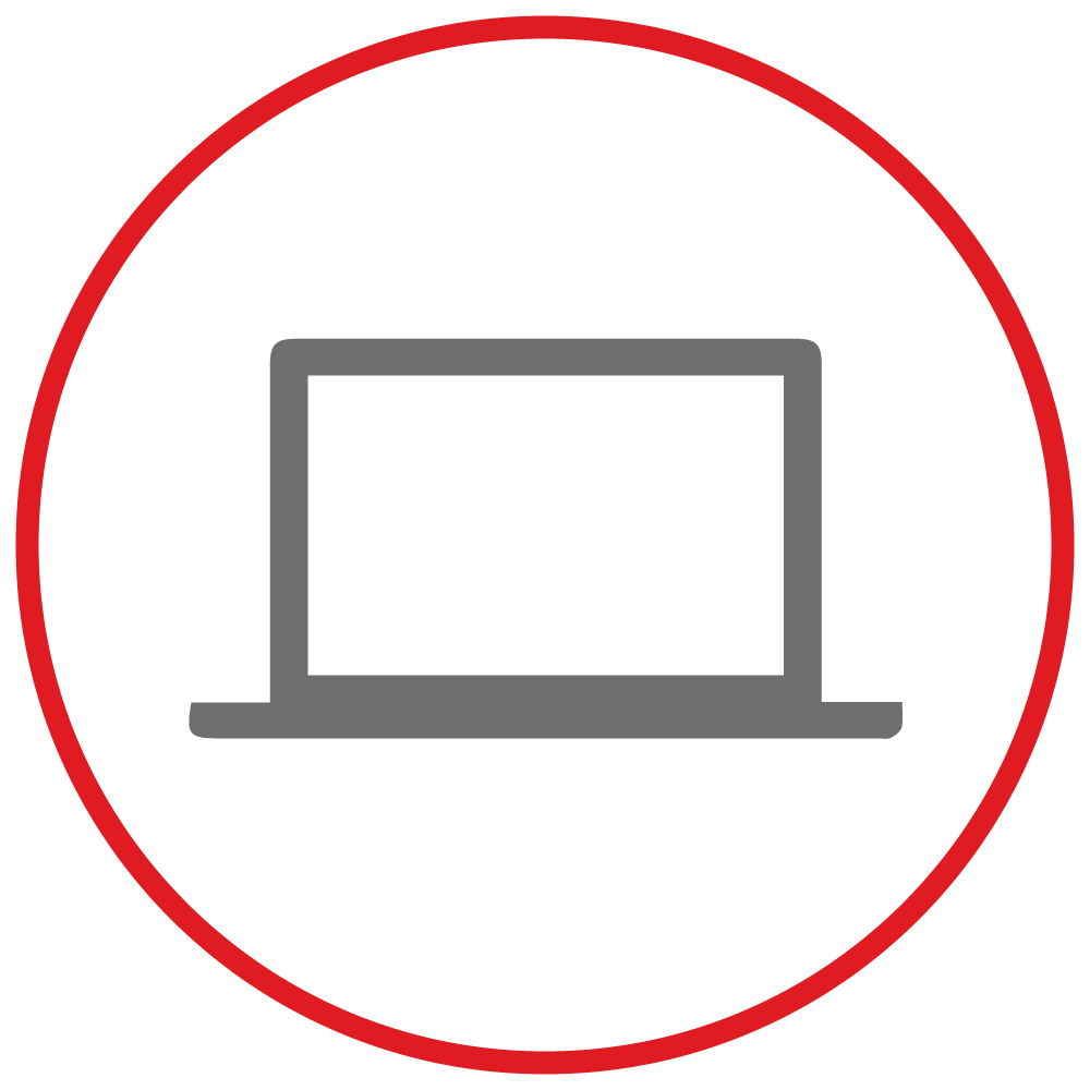 icon of laptop