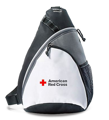 Bolso negro, gris y blanco