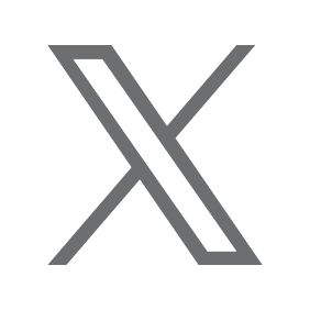 X logo icon.