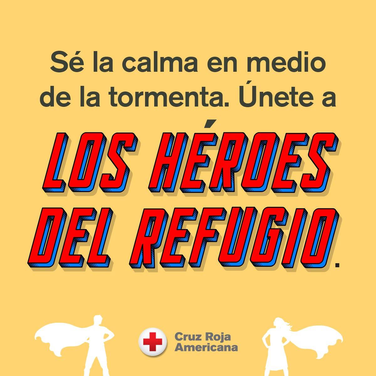 Be the calm in the storm. Join the Shelter Heroes.
