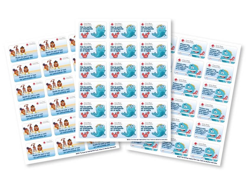 Image showing a few pages of stickers from this 9 page set