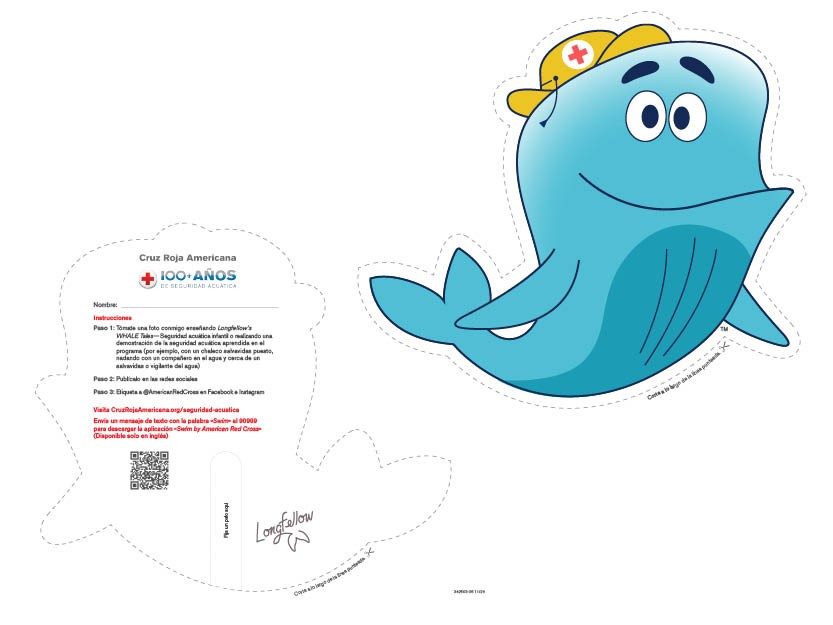 cutout of longfellow the whale