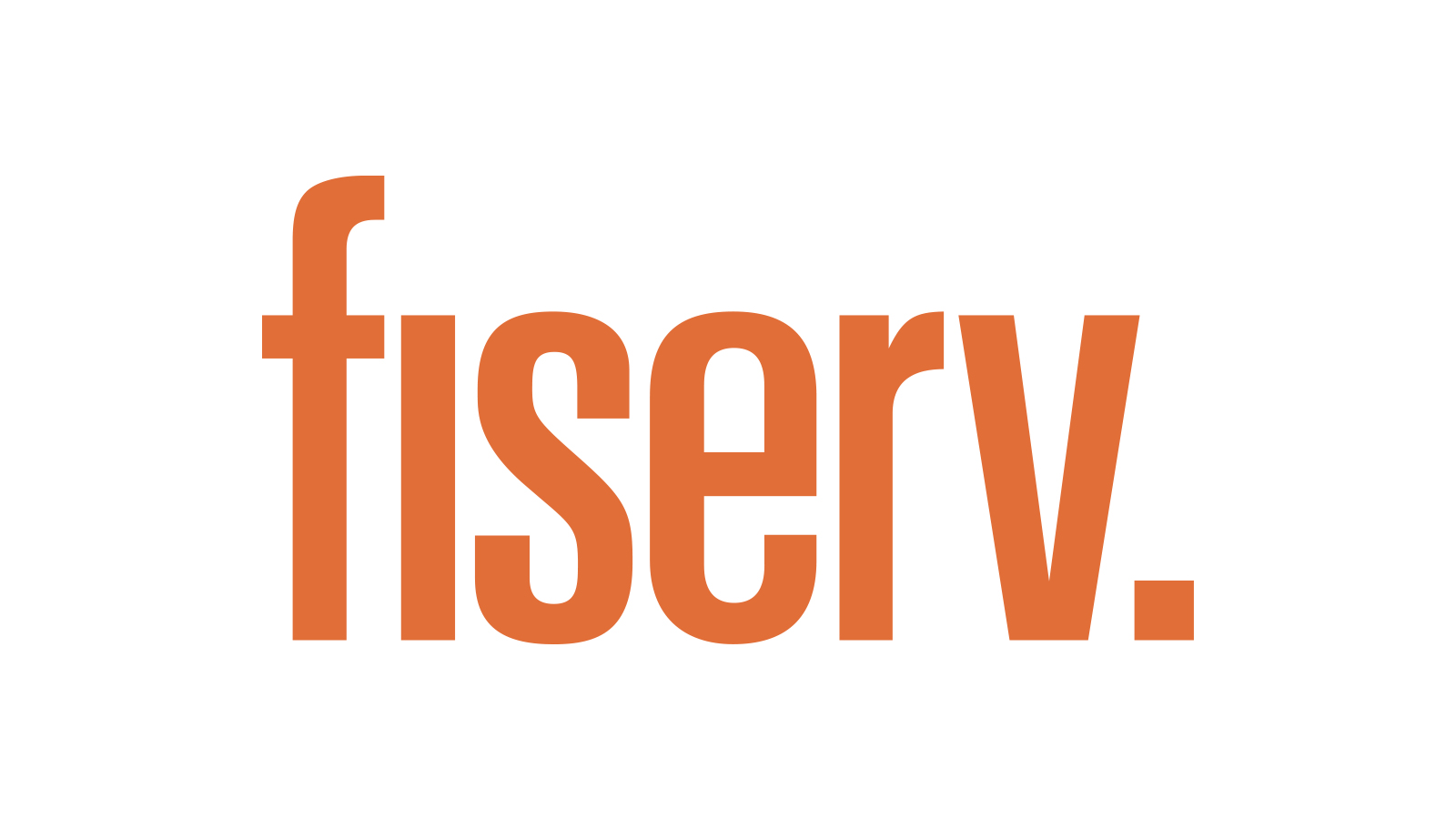 Fiserv logo.