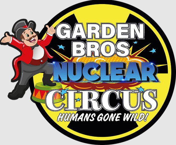 Garden Bros Nuclear Circus logo.