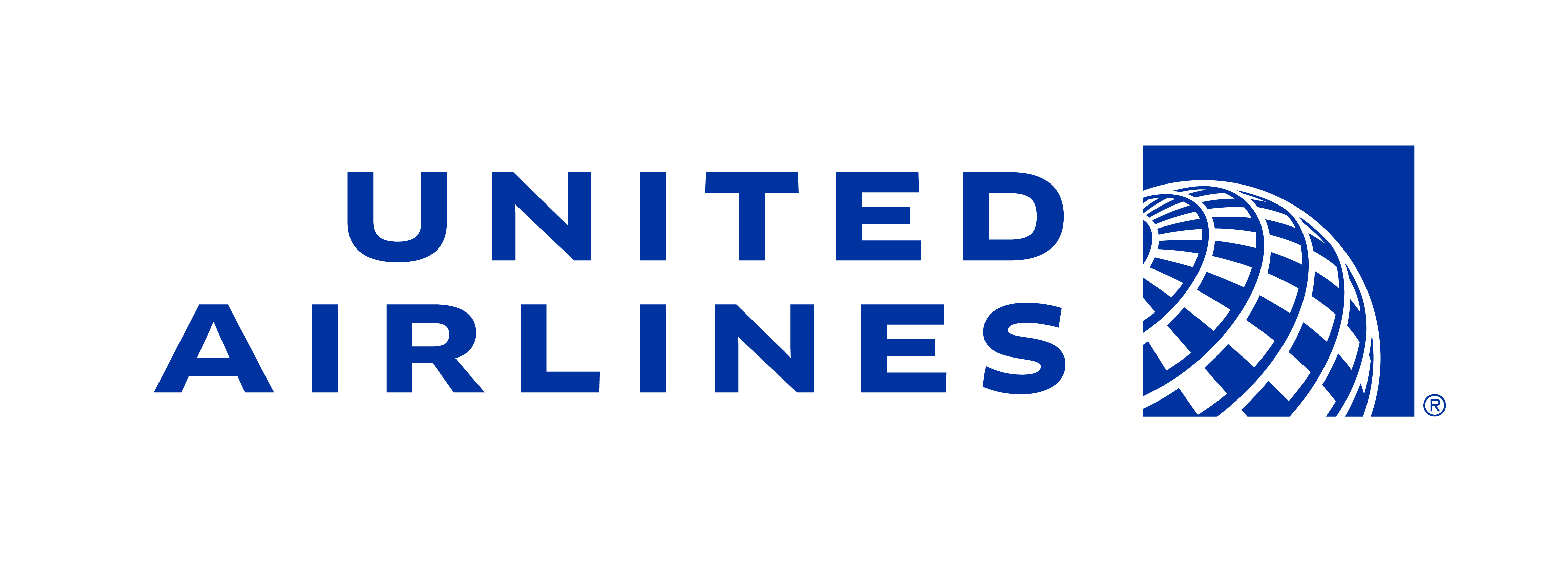 United Airlines logo.