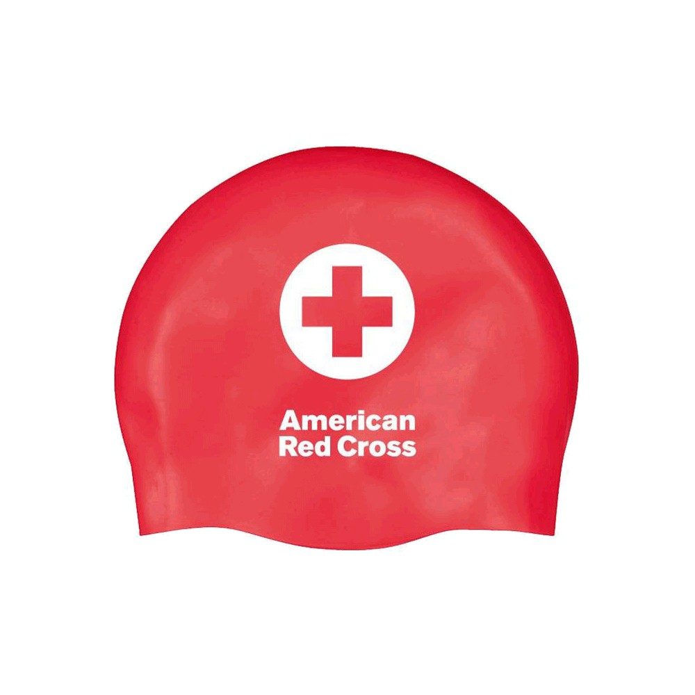 Red Cross swim cap  