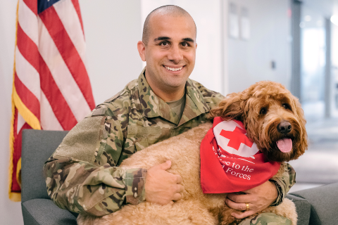 Supporting military families and veterans