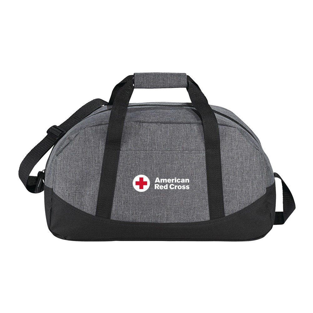 Redcross 2022 holiday free gift graphite duffel bag