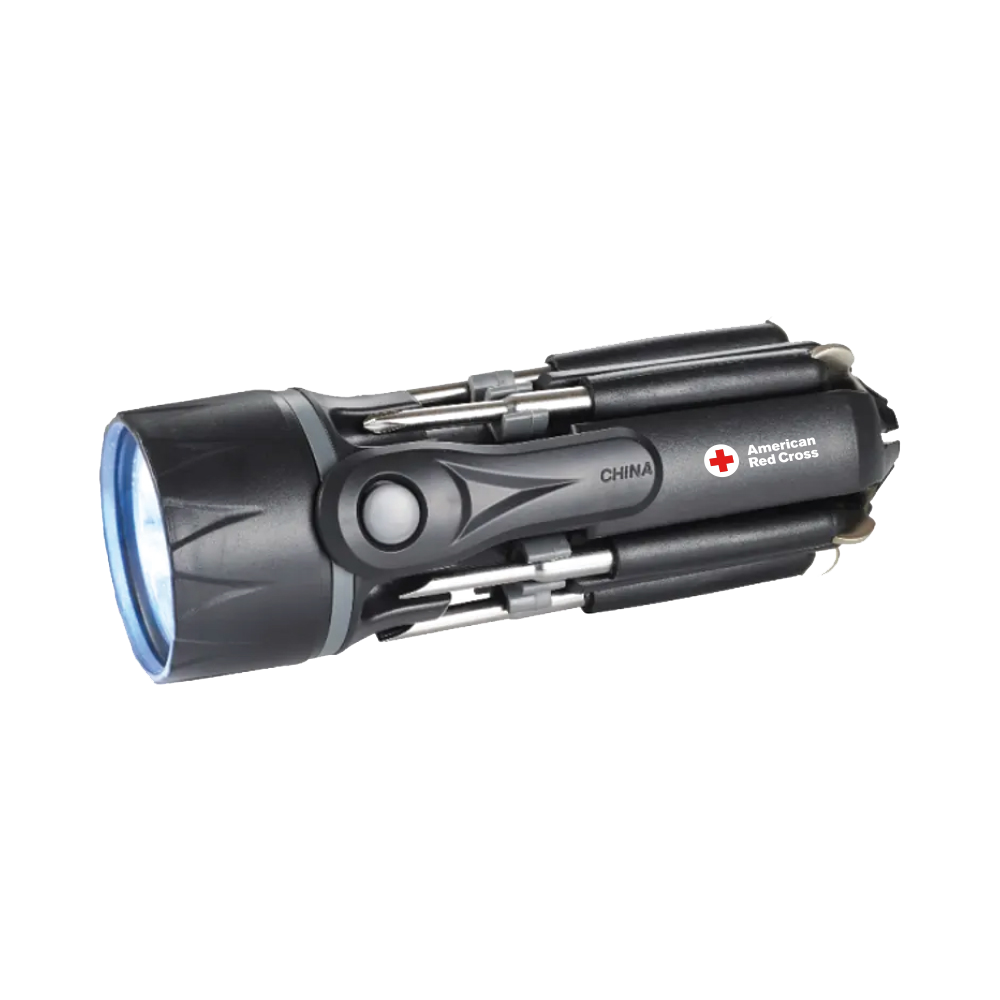 Redcross 2023 holiday free gifts 8-in-1 flashlight