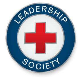 Red Cross Leadership Society pin